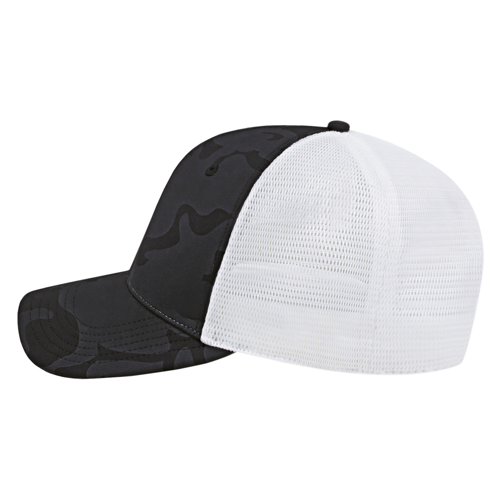 Nylon Blend Camouflage Trucker Hat